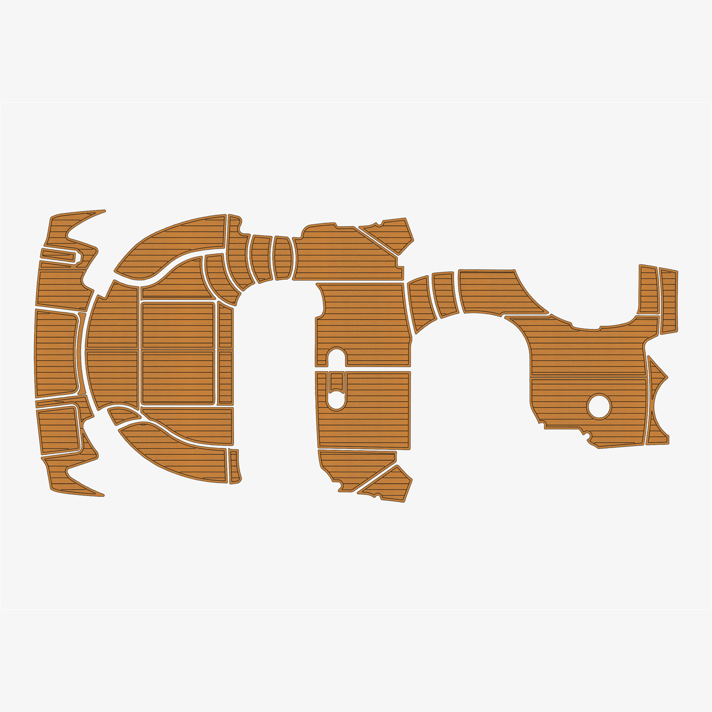 2010 meridian 419  Faux EVA teak Marine Foam mat Floor