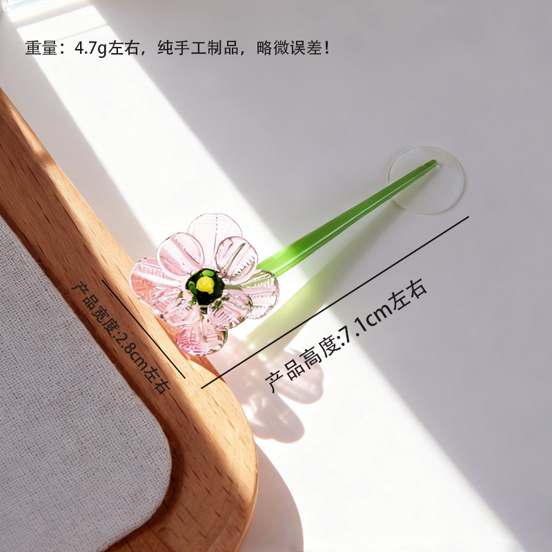 Zibo vidrio artesanía ornamentos maceta de vidrio verde flores regalos de diciembre decoración de oficina image 28