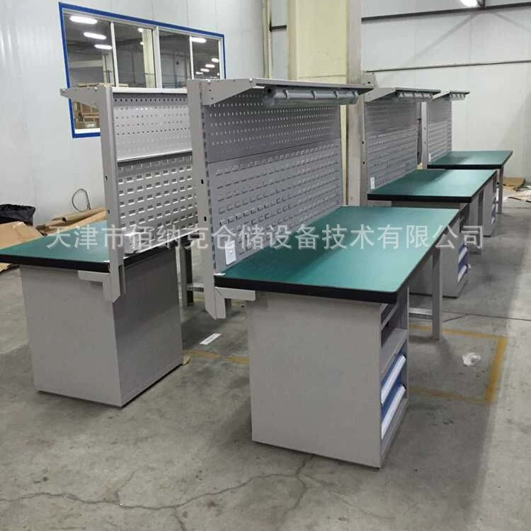 Тяньцзиньский антистатический рабочий стол производитель многофункциональной мастерской рабочий стол может быть оснащен выдвижным ящиком подвесной панели лампы крыша