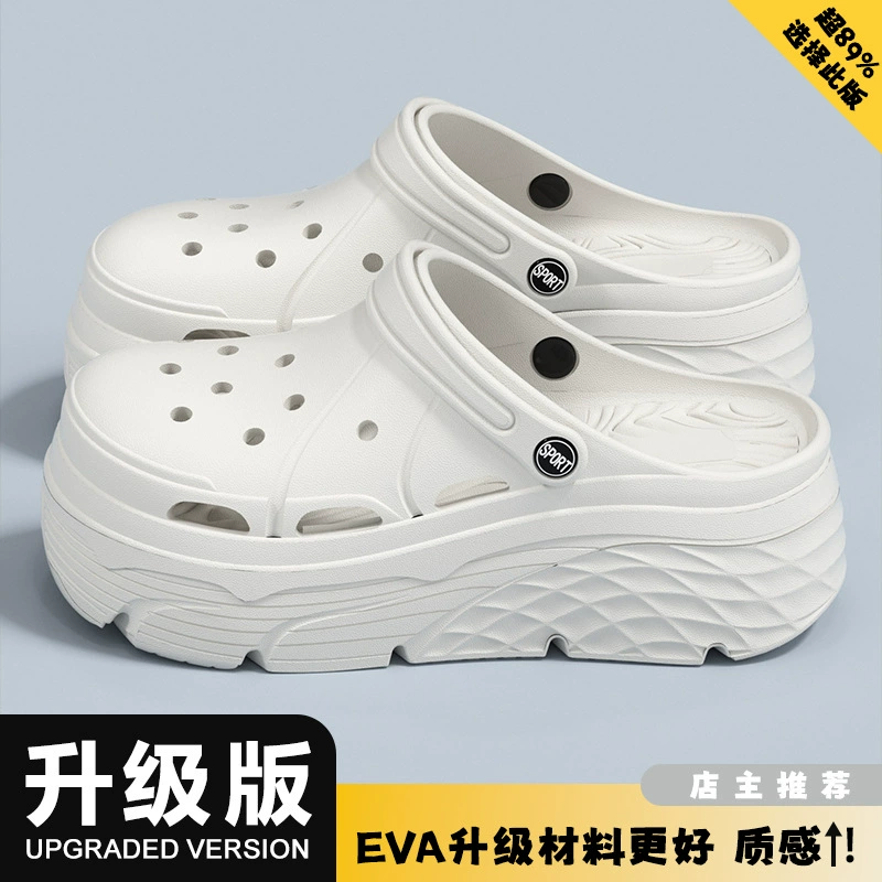 New Balance 2025 новые пузырчатые обувь женская обувь Crocs солнечные ботины дышащие толстая подошва усиленная подошва