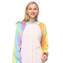 Transfronteriza de dibujos animados de una sola pieza pijamas de franela animal de invierno engrosada transfronteriza dinosaurio Tianma Tigre unicornio