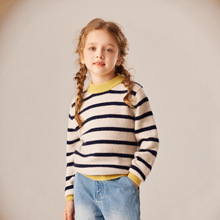 新款儿童半高领加厚纯羊毛针织毛衣宝宝套头打底衫羊绒针织衫批发