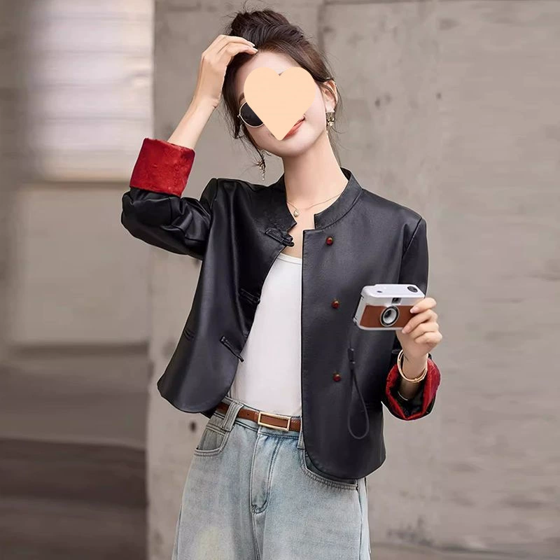 Autumn short design fitted jacket, Chinese style