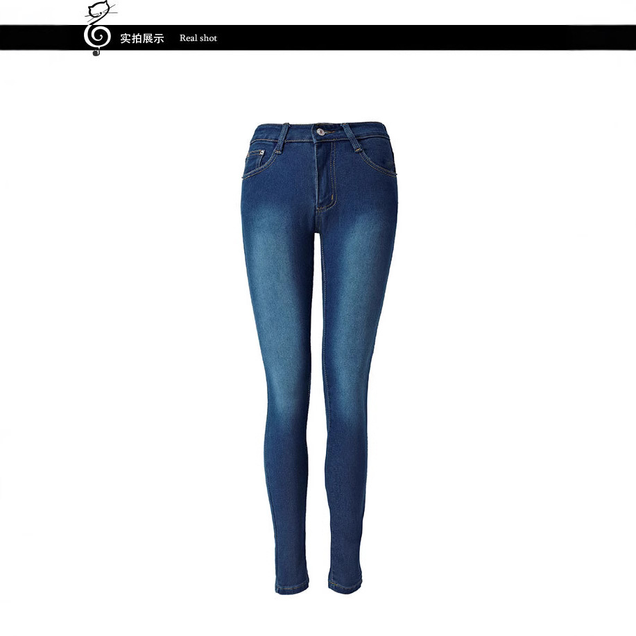 Suministro transfronterizo nuevo deseo AliExpress Ebay europeos y americanos populares cintura alta estiramiento Delgado lápiz Pantalones