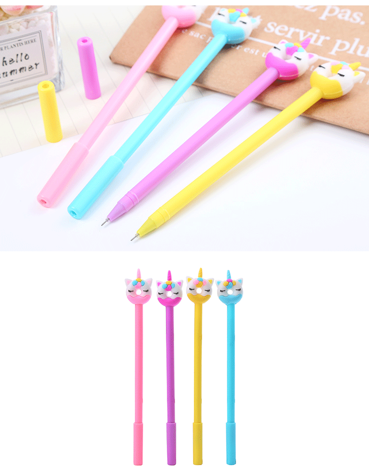 唯美安静独角兽中性笔_09