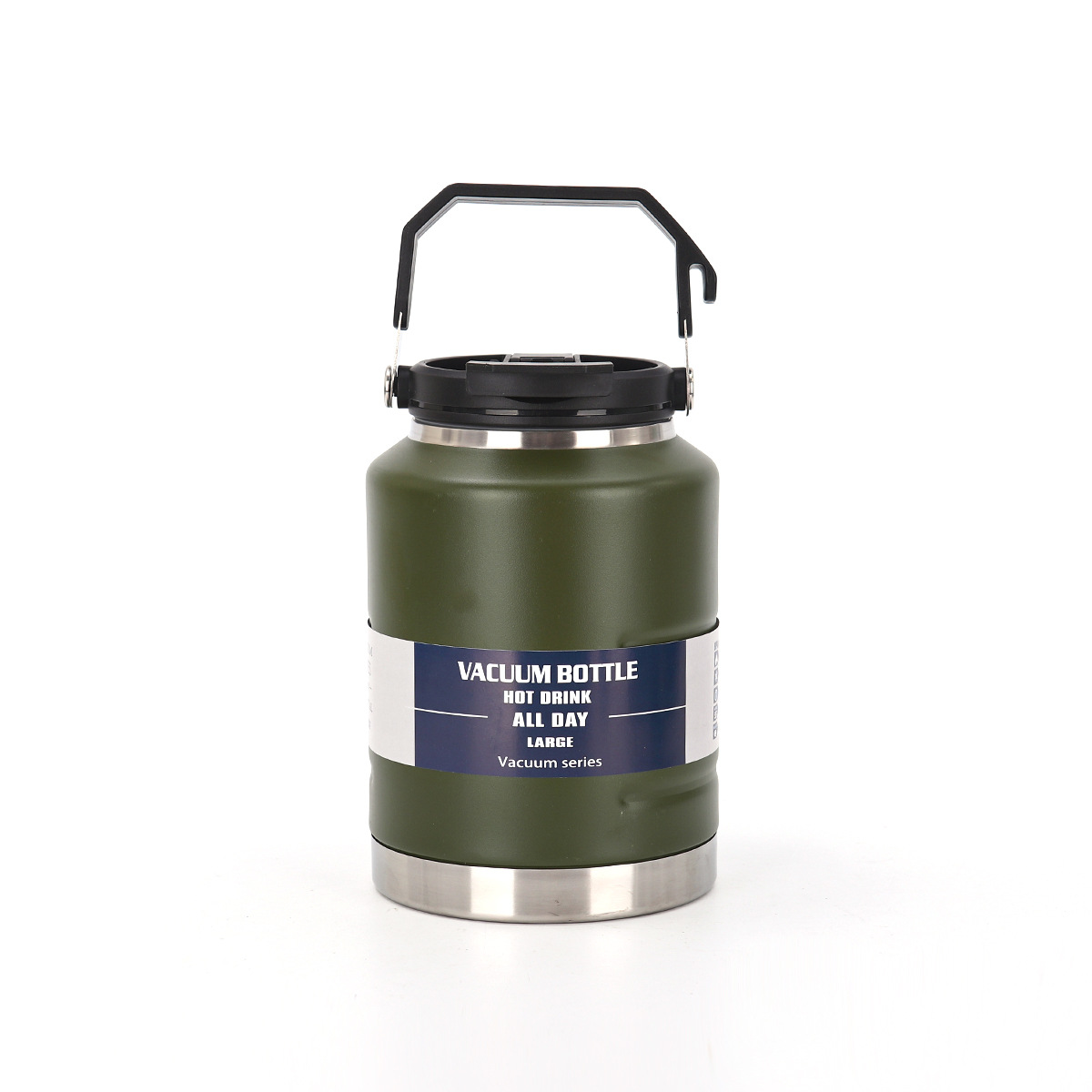 Nueva gran capacidad portátil barril 304 acero inoxidable vacío taza de aislamiento térmico taza de paja de acampamiento de acondicionamiento al aire libre