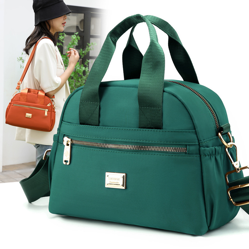 女士新款大容量尼龙女包可手提斜跨单肩包简约休闲斜挎小布包批发