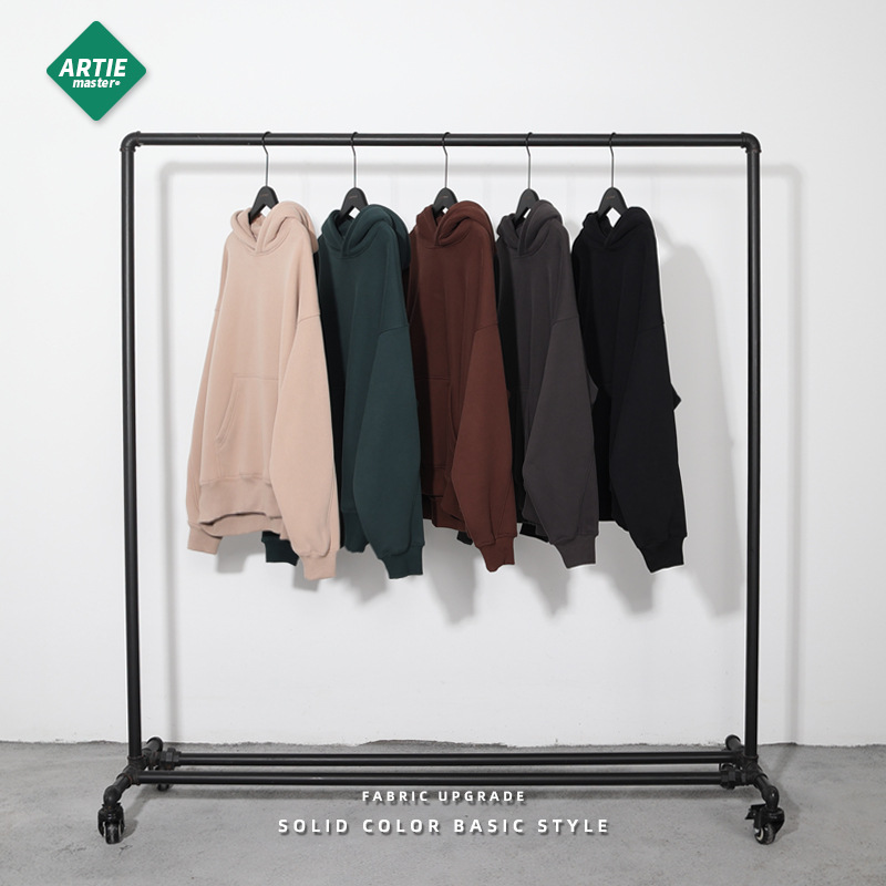 Sudadera con Capucha de Forro Polar con Diseño de Patchwork, Nueva Colección Otoño/Invierno 2025, Marca de Moda para Hombre, Estilo Europeo y Americano, Color Sólido Básico, Sudadera Moderna para Hombre