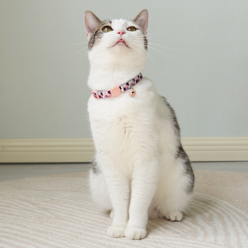Collar de gato, collar de cuello, collar de perro, campana de gato, collar tejido, etiqueta de gato, decoración de joyería, mascota de perro pequeño