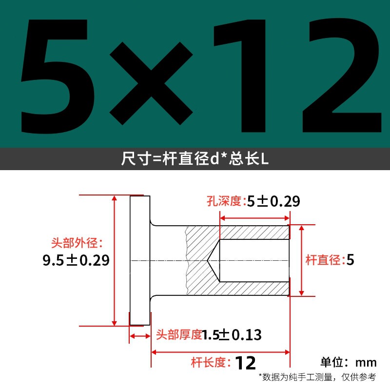 【メーカー直販】GB873GB875 半中空アルミリベット M2-M6 カーリングと開花 大量割引|undefined