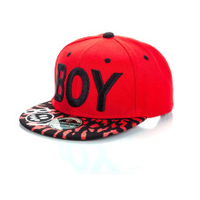 韩版儿童BOY字母刺绣平沿帽男女童嘻哈帽 小孩棒球帽防晒遮阳帽子