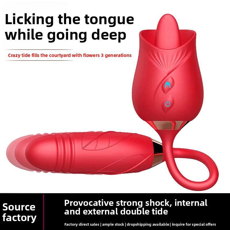 Amazon nuevo rosa chupar pezón saltar huevo simulación de masturbación femenina vibración telescópica producto sexual