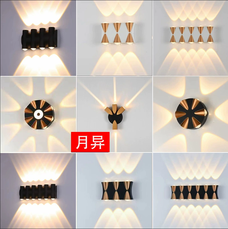 Открытый Водонепроницаемый Крытый и открытый Универсальный декоративный настенный светильник Отель КТВ коридор проход гостиная фон Настенный светильник творческий