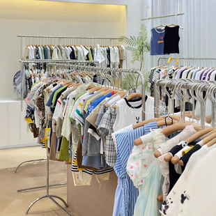 Children's Clothing Physical Store First-Hand Supply Vests, Summer Shirts, French Bows, Gentle Niche Non-Colliding Tops Wholesale