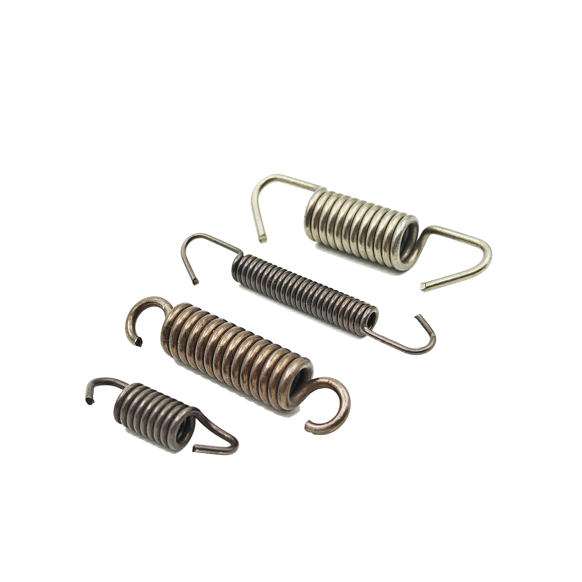 拉伸弹簧、制做圆柱形双钩拉簧、来图设计不锈钢弹簧、304弹簧