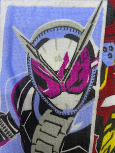Foreign Trade Pure Cotton Cut Fleece Coil Kamen Knight Square Towel Children's Wash Hand Towel Soft Absorbent Breathable