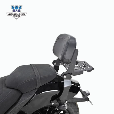 Muscle car Wolf applicable to Benda Motorcycle tail - black-flag-500-simple-backrest-tail-rack