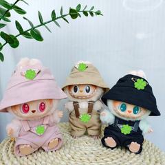 第一世代と第二世代のラブブベビー服 17 センチメートルラブブシートパーティー LABUBU 服アクセサリー逆三角バックスーツ