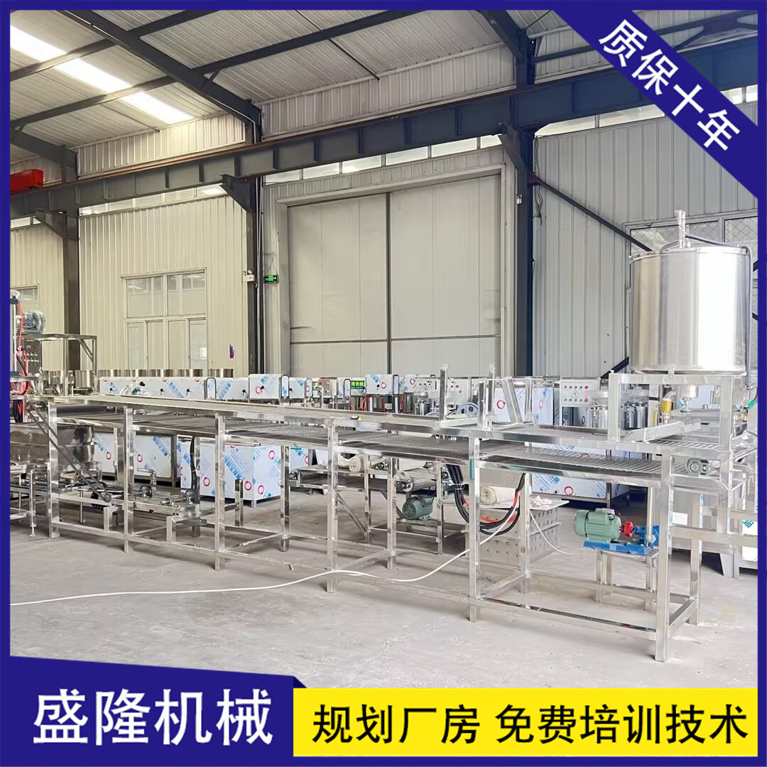 商用豆腐皮生产线 制作豆腐皮机器大型 全自动千张机高产量