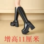 厚底长筒超高跟新款骑士靴