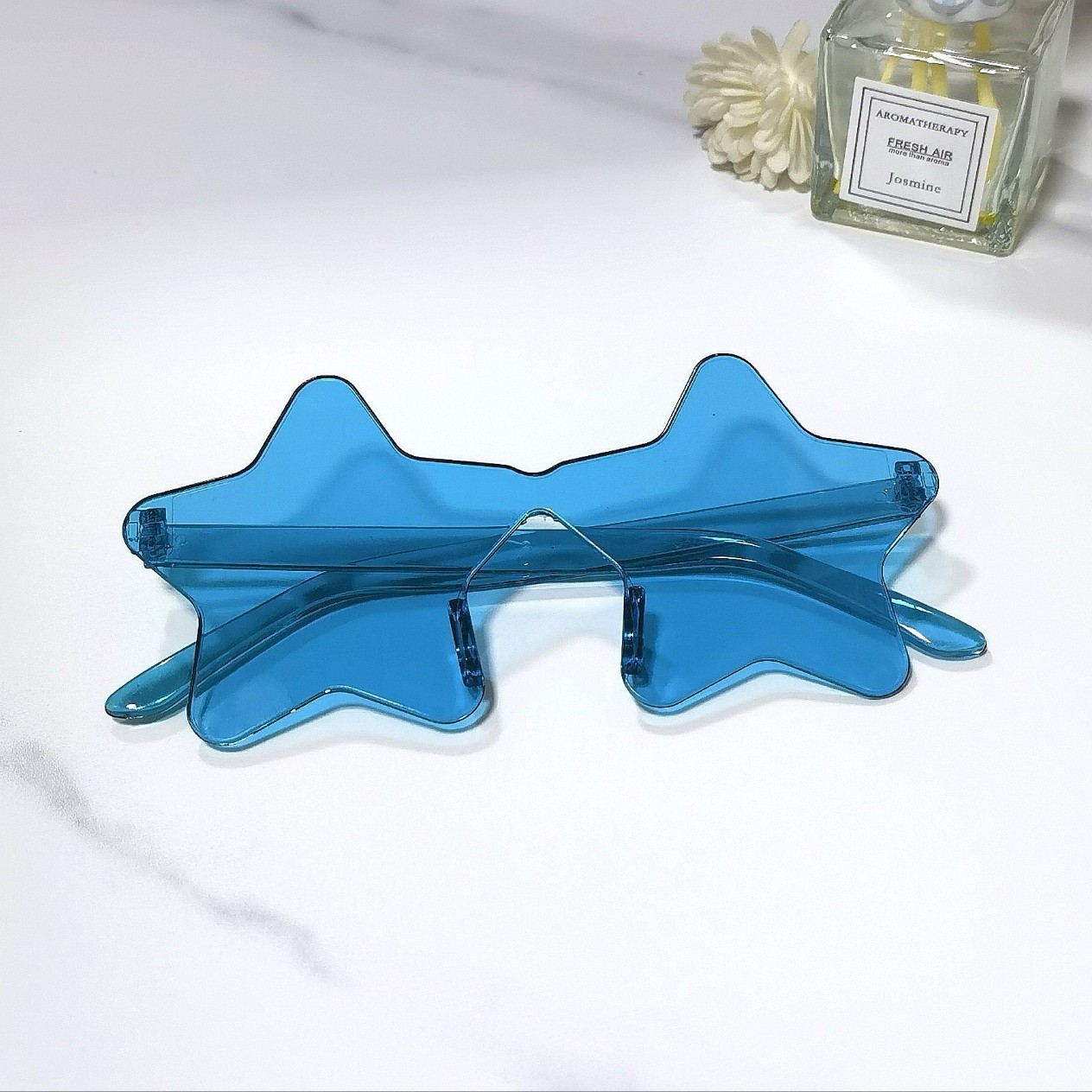 Estrellas transfronterizas sin bordes gafas de sol unisex para viajar gafas de sol anti-UV explosión no deslumbrantes ojos de sol