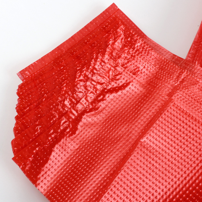 Youbao red thickened large vest plastic bag home textile clothing quilt packaging bag portable storage convenient bag