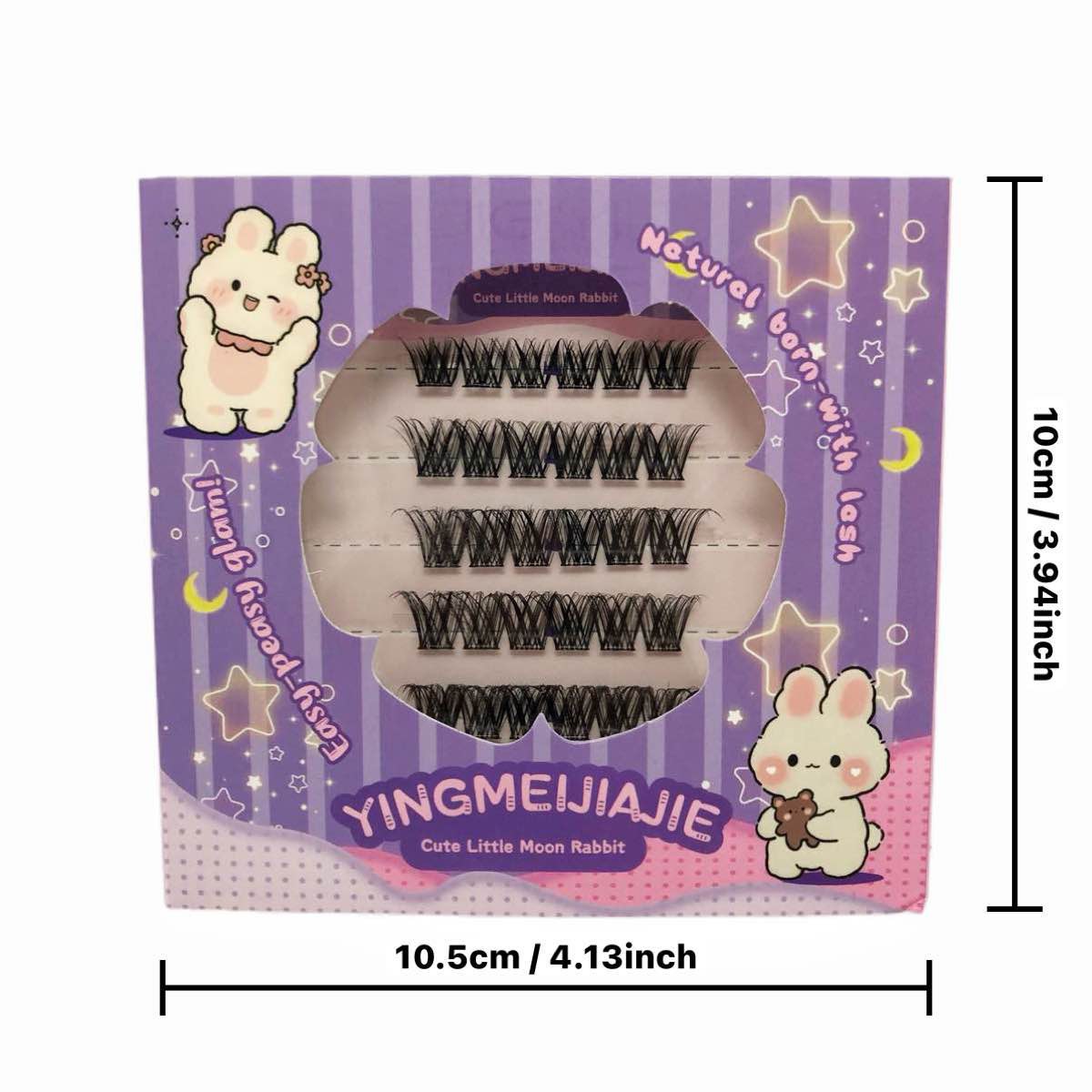 Las pestañas falsas transfronterizas sin pegamento, las nuevas pestañas falsas hechas a mano, las pestañas falsas sin pegamento, las pestañas falsas