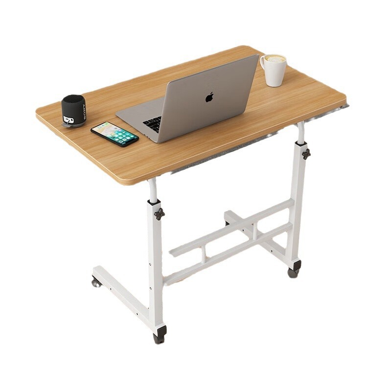 Mesa de cama simple elevación mesa de computadora móvil estante de almacenamiento perezoso mesa de estudio universitario mesa de estudio en casa image 6
