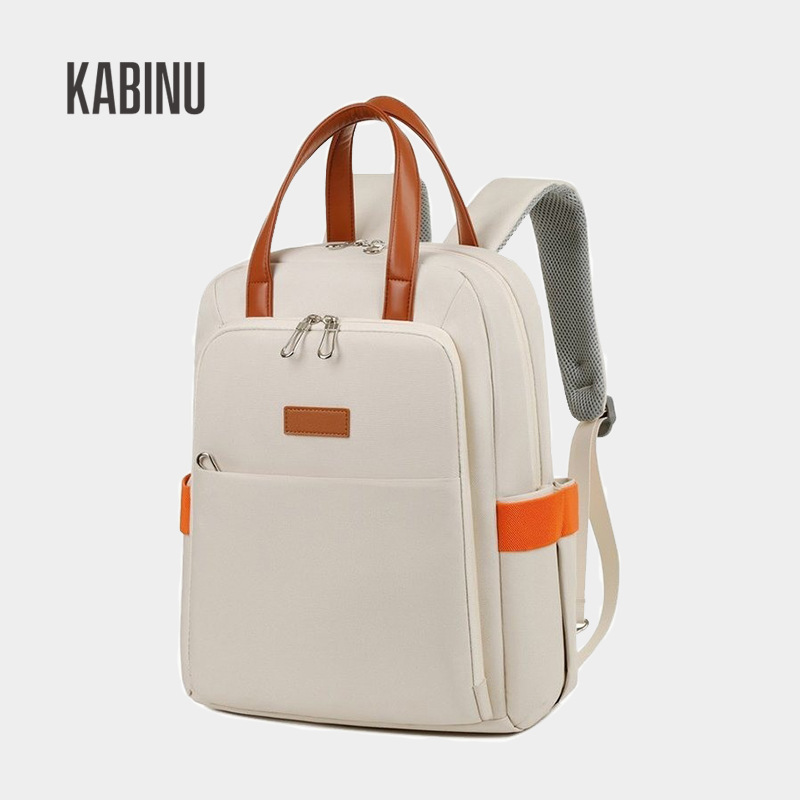 Kabinu 여성용 배낭 가방 배낭 컴퓨터 가방 비즈니스 노트북 가방 여성 중학생 가방 로고