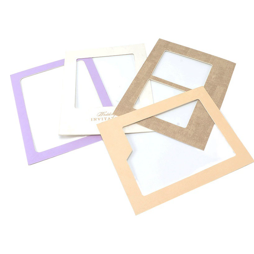 Рамка для фотографий с A43 Полые картон бумаги оптовая рамка для рамки фотографий 6 дюймов 7 дюймов 8 дюймов 10 дюймов квадратные отверстия белые картон