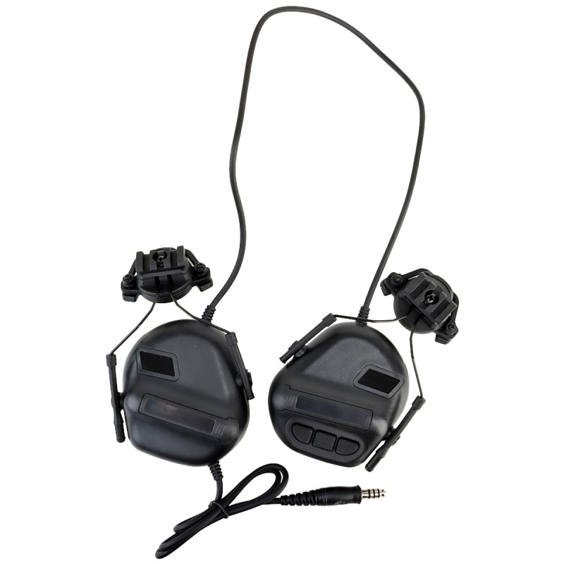 第 5 世代タクティカルヘルメットヘッドセット IPSC サウンドピックアップノイズリダクションバージョンヘッドマウント通信ヘッドセットチップソリッドカラーヘッドセット|undefined