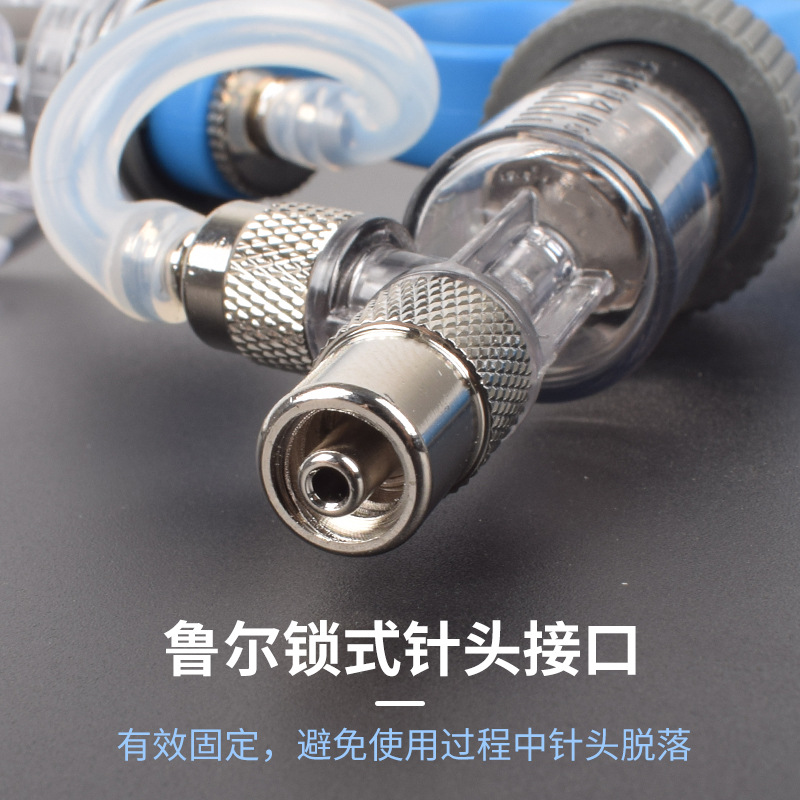 Dispositivo de inyección de vacuna continua Dispositivo de inyección veterinaria pollo pato cerdo ganado oveja vacuna pistola inyección automática artefacto