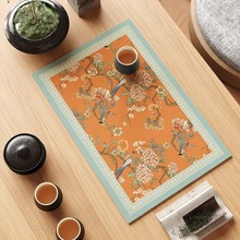 新中式茶垫桌垫禅意吸水速干硅藻泥茶席茶杯垫茶桌干泡台茶水垫子