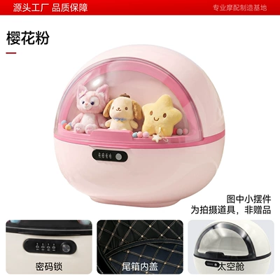and as a tool box, Motorcycle trunk - pet-elf-tail-box-fresh-pink-comes-with-a-combination-lock-inner-lining