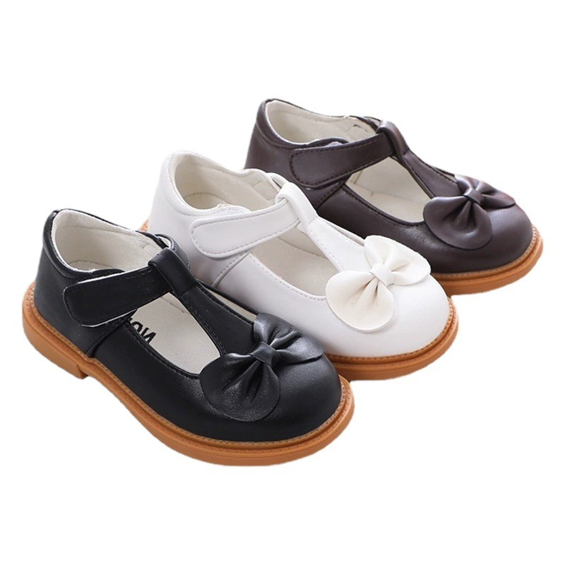 Детская Весенняя кожаная обувь для девочек, обувь для маленьких девочек, обувь для выступлений