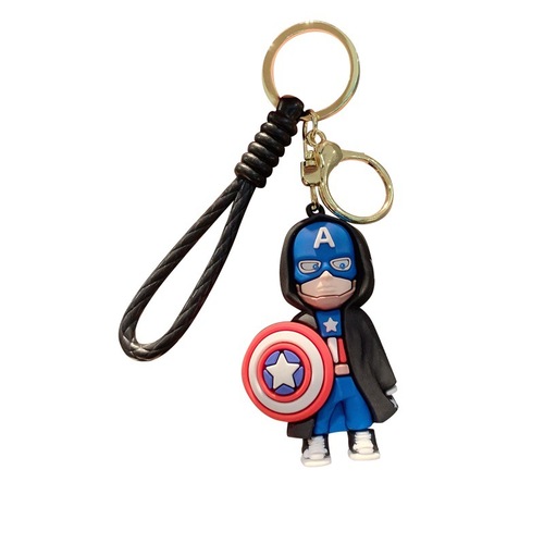 Spider-Man Doll Cute Keychain Wholesale Pendant Iron Man Keychain Creative Small Pendant Keychain Doll