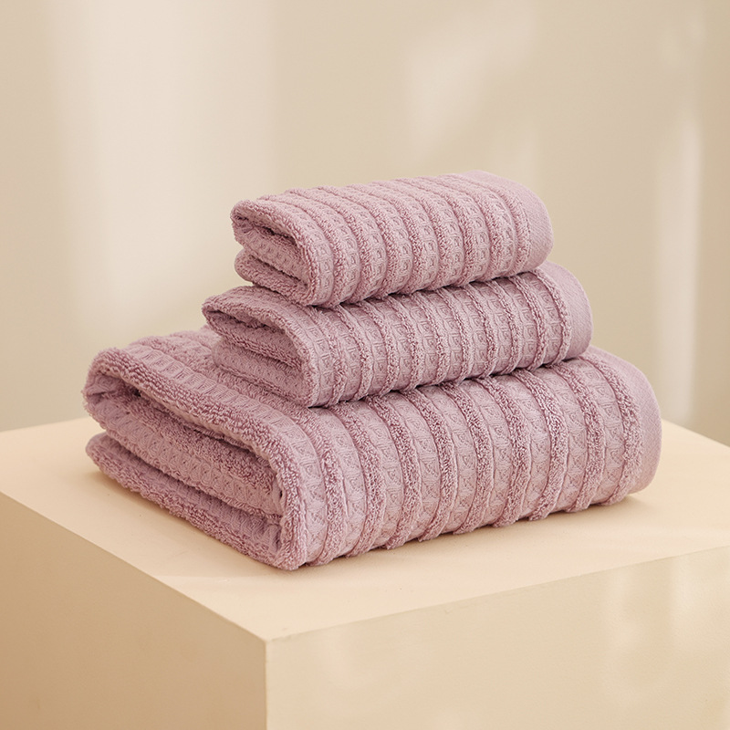 Toalla de algodón al por mayor toalla de baño que no es fácil de perder el cabello 2025 nuevo estilo liso, toalla de tira suave, toalla facial