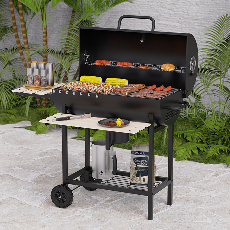 Barbacoa plegable al por mayor parrilla americana parrilla de carbón horno de barbacoa al aire libre bbq estufa de barbacoa doméstica