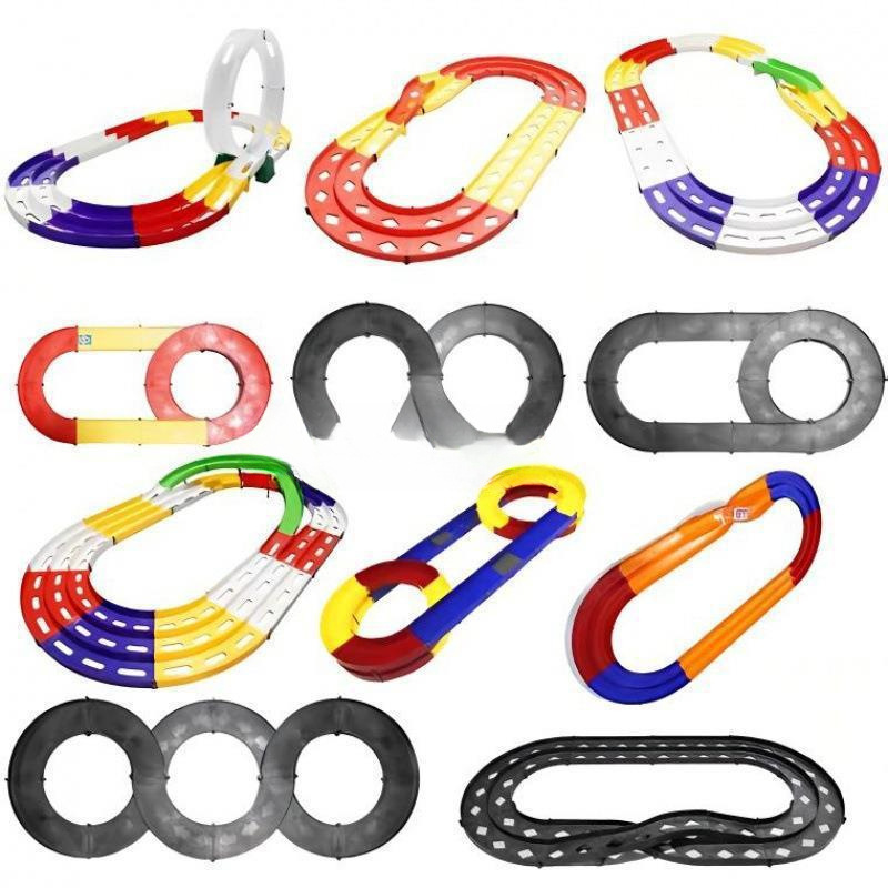 Four-Wheel Drive Track Four-Wheel Drive Track Runway Household Color Black Single Double Track Three Track Viaduct Lightning Flying Dragon Wholesale Four-Wheel Drive Track Four-Wheel Drive Track Runway Household Color Black Single Double Track Three Track Viaduct Lightning Flying Dragon Wholesale