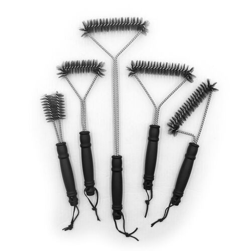 BBQ Grill Cleaning Brush Outdoor Grill Oven Wire Brush Rack Grill BBQ Brush Cleaning Tool
