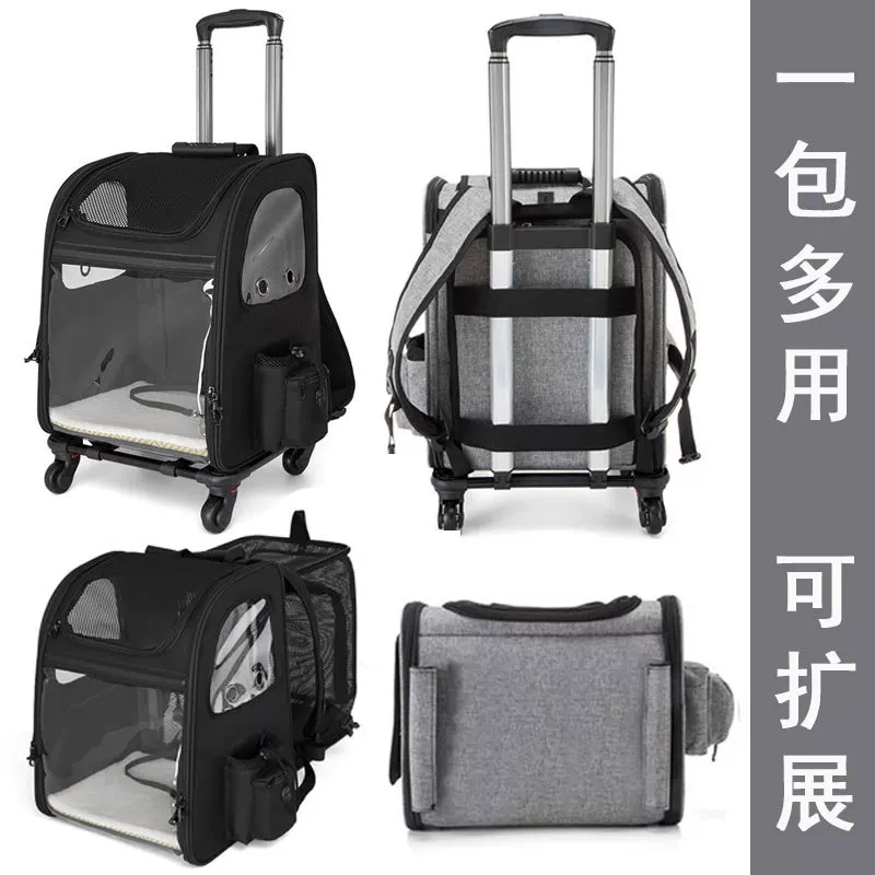 Suitcase, handheld backpack to go out, breathable capacious bag