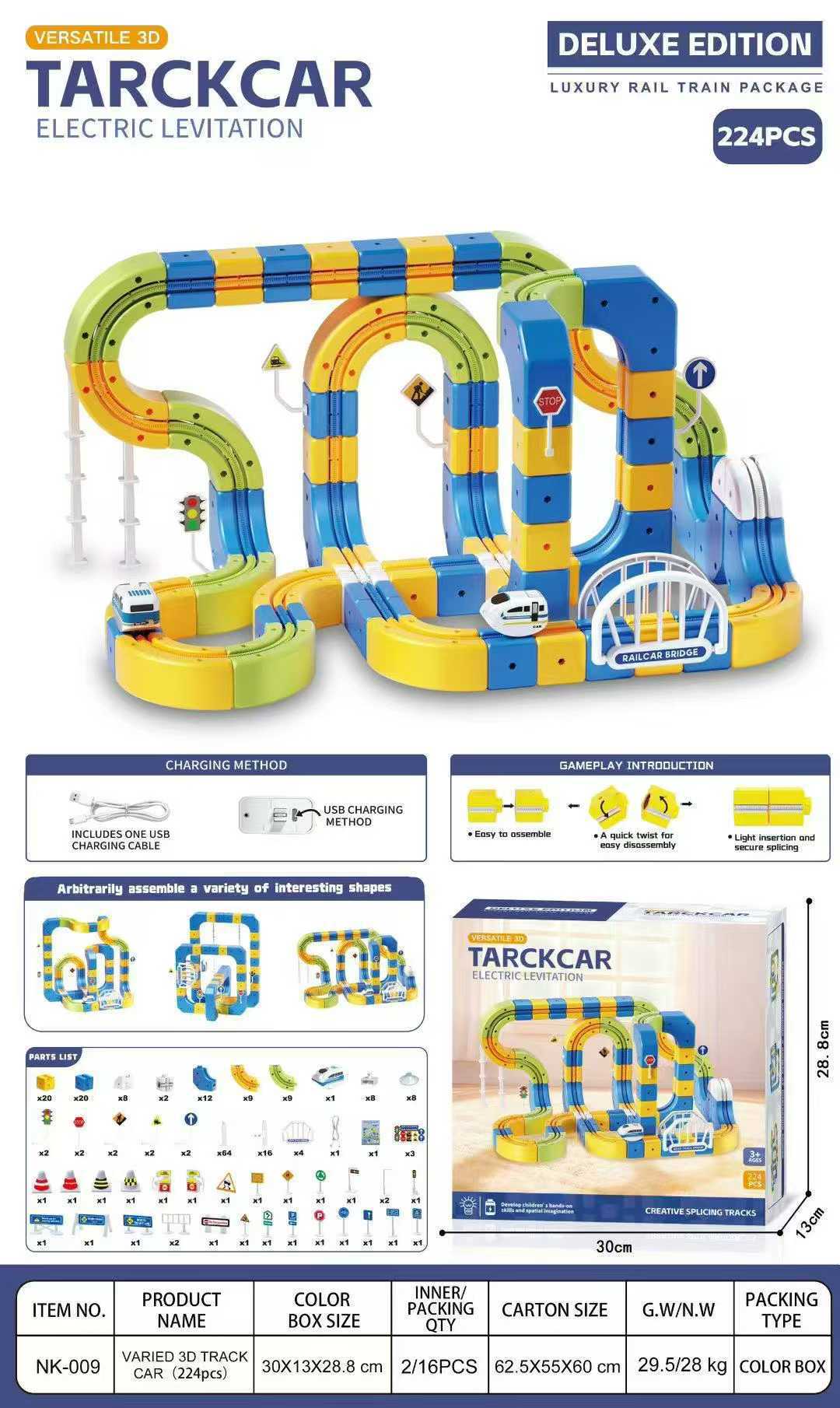 Ferrocarriles de suspensión magnética de alta velocidad antigravedad para niños engranajes eléctricos juguetes orbitales montados regalos de bloque de construcción image 14