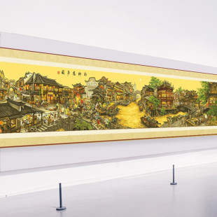 Nanxiang old dream cross stitch classic collection of famous paintings 2022 New thread embroidery living room scenery large handmade embroidery