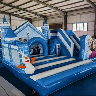Children's Inflatable Trampoline Slide Inflatable Castle Outdoor Large Square Amusement Equipment Export Manufacturer Supplier