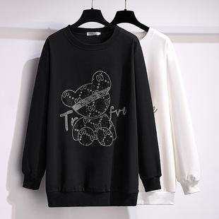 Plus size/350 plus size loose Autumn Sweater 6369 bust 160-170