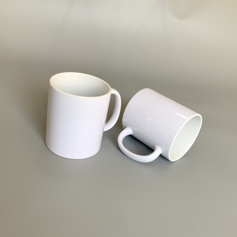 11oz sublimación Taza de cerámica en blanco taza recubierta taza de transferencia de calor taza de sublimación