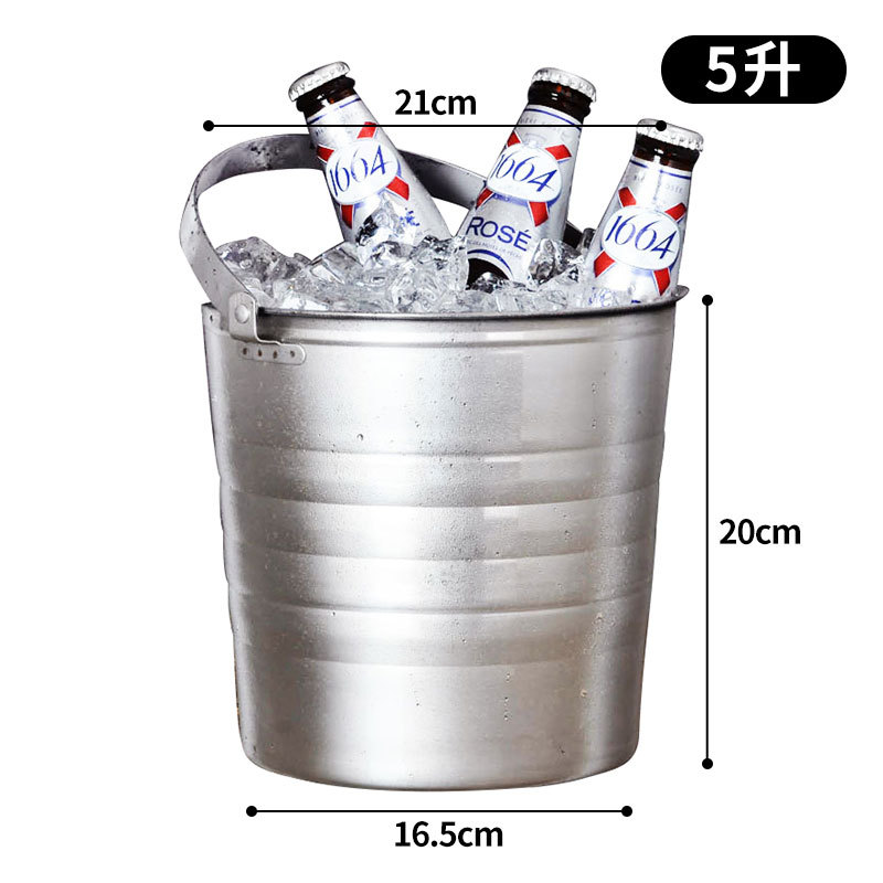 Bar de hielo de acero inoxidable de alto valor de cara bar de champán cerveza comercial vino tinto hogar creativo pequeño hielo bar