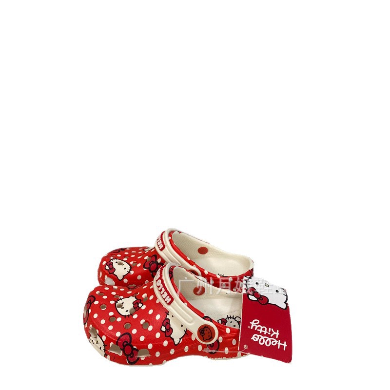 Kitty co-marcado zapatos de agujero para hombres y mujeres de verano antideslizantes sandalias Eva zapatillas de playa co-marcado zapatos de moda