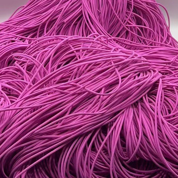 32 colores de alta elasticidad hexagonal cuerda para el cabello banda de goma hecha a mano DIY anillo para el cabello cabeza cuerda accesorios para el cabello accesorios materiales al por mayor