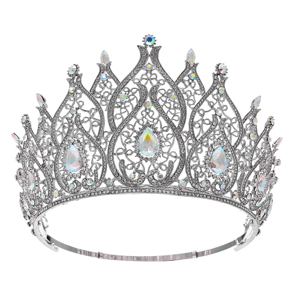 Corona ajustable estilo barroco para novia o concurso